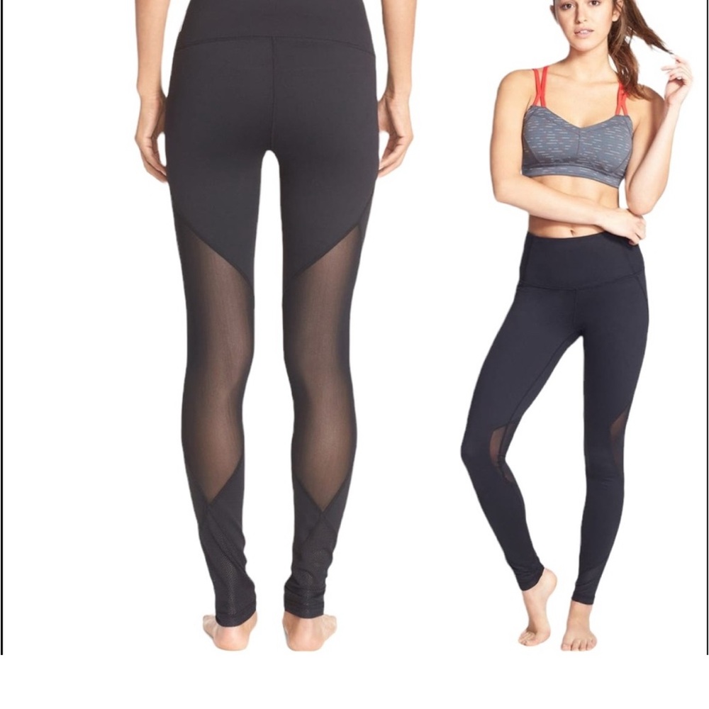 Zella cut it out high rise mesh leggings